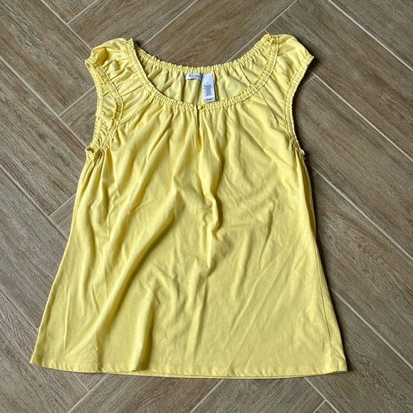 liz & co. Tops - + LIZ & CO. + Yellow Tank Top